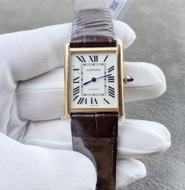 Cartier Tank Louis Super Clone AAA Replica Watch with Automatic Movement 1137459677 - front view