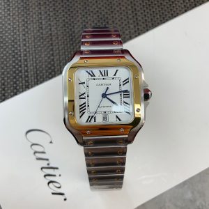 Cartier Santos Super Clone: Premium Replica Watch with Cash on Delivery 1126784272 - front view | Cartier