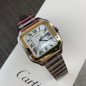 Cartier Santos Super Clone: Premium Replica Watch with Cash on Delivery 1126784272 - side view | Cartier